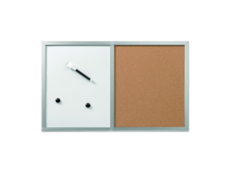 herlitz Tableau mixte, (L)600 x (l)400 mm, cadre en bois