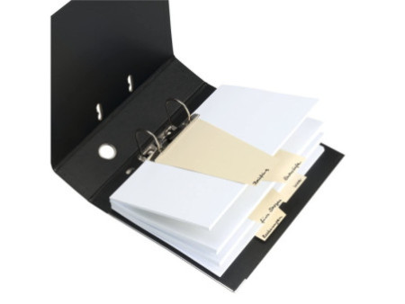 herlitz Intercalaires, trapézoidal, A4, carte lustrée, vert
