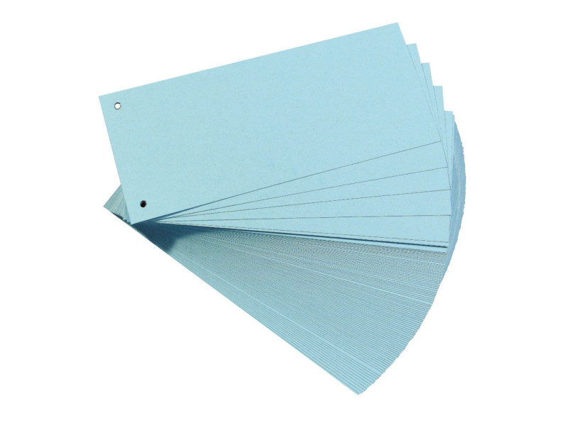 herlitz Intercalaires, pour format A4, carte lustrée, bleu