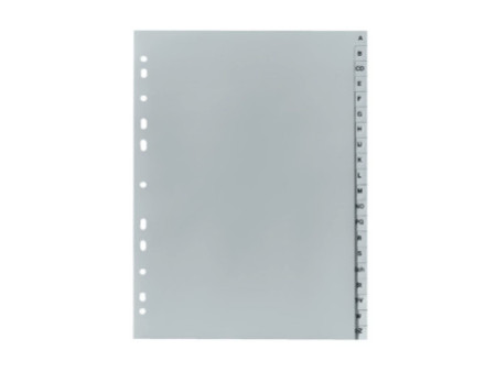 herlitz Intercalaires en plastique, A-Z, A4, 20 touches