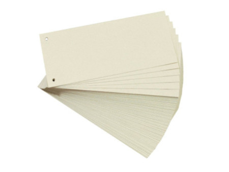 herlitz Intercalaires, pour format A4, carte lustrée,chamois