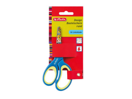 herlitz Ciseaux de bricolage Design, rond, longueur: 132 mm