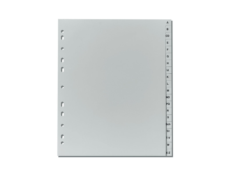 herlitz Intercalaires en plastique, A-Z, A4 extra large