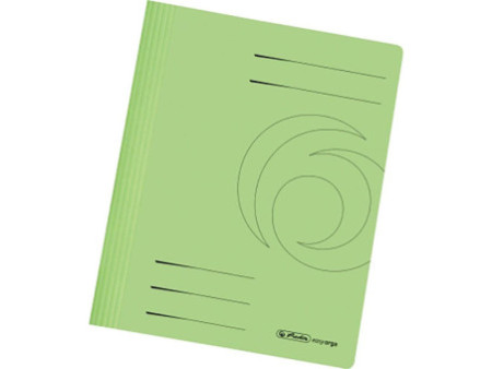 herlitz Chemise à lamelle easyorga, carte lustrée, vert