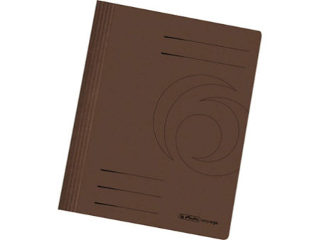 herlitz Chemise à lamelles easyorga, carte lustrée, marron