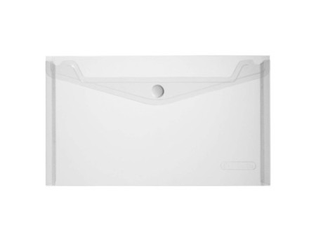 herlitz Pochette à documents format DL, PP,blanc/transparent