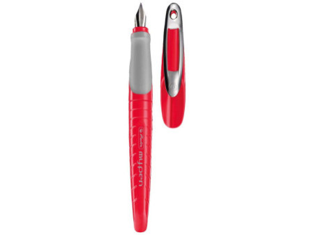 herlitz Stylo plume my.pen, plume: M, blanc / noir