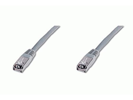 DIGITUS Câble patch Premium, Cat. 5e, SF/UTP, 5 m, gris
