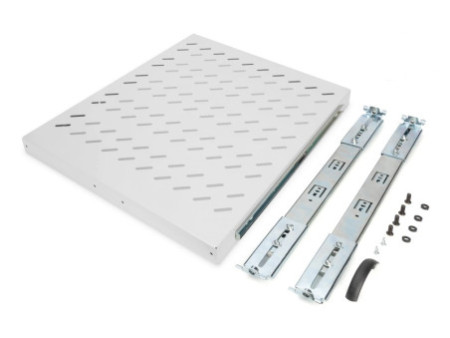 DIGITUS étagère 19', 1U, extensible, profondeur: 525 mm,