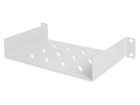 DIGITUS Etagère 10', 1U, gris clair RAL 7035