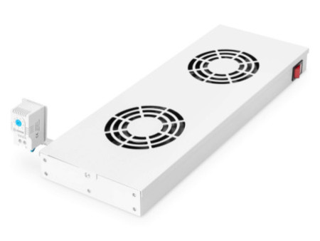 DIGITUS unité de ventilation 19', 1 U, 2 ventilateurs 120 mm