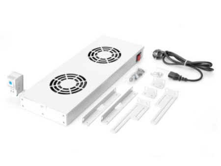 DIGITUS unité de ventilation 19', 1 U, 2 ventilateurs 120 mm