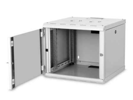 DIGITUS Coffret mural 19' Unique Line, 9 U, gris clair