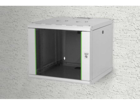 DIGITUS Coffret mural 19' Unique Line, 9 U, gris clair