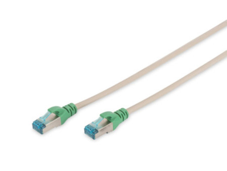 DIGITUS Câble Patch SF/UTP Cross-Over, Cat.5e, 2,0 m, gris