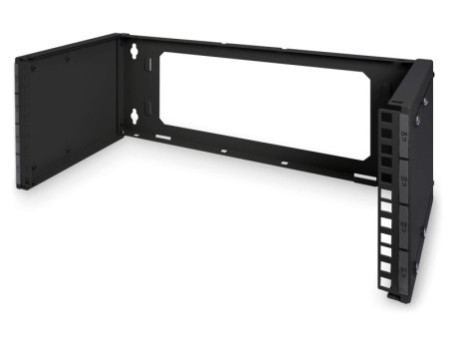 DIGITUS support mural 19' universel, 4 U, (RAL 9005), noir