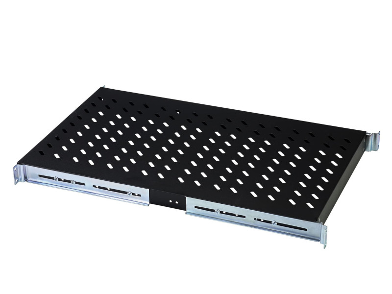 DIGITUS étagère 19', extensible, profondeur: 720mm, noir