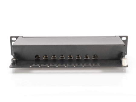 DIGITUS Panneau de brassage 10' cat.6, classe E, 8 x RJ45,
