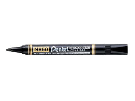 Pentel Marqueur permanent N850, pointe ogive, noir