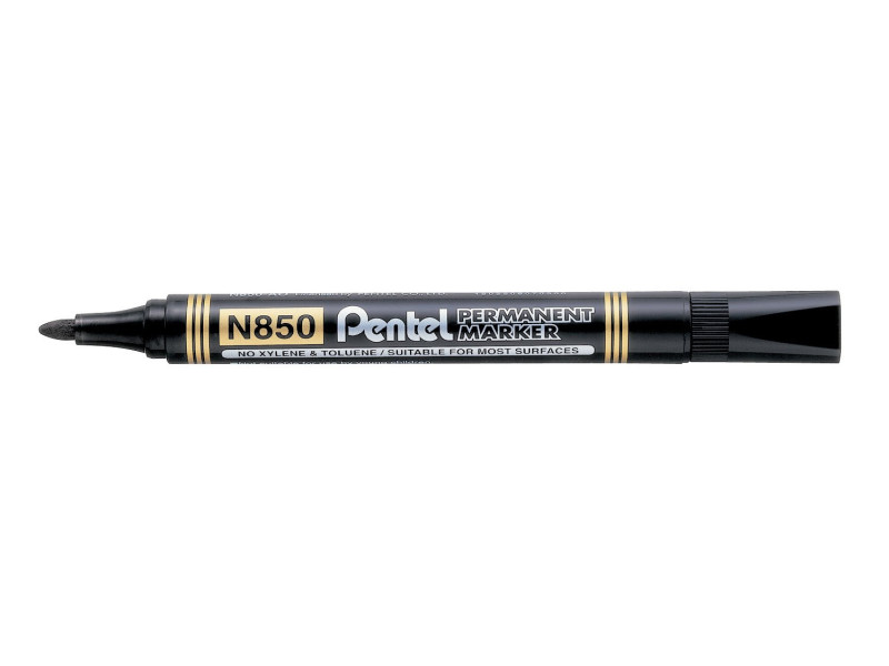 Pentel Marqueur permanent N850, pointe ogive, noir
