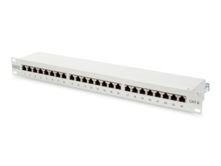 DIGITUS Panneau de brassage 19' Cat.6, classe E, 24 x RJ45