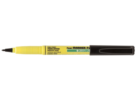 Pentel Marqueur pour tissus GREEN-LABEL NM10, noir