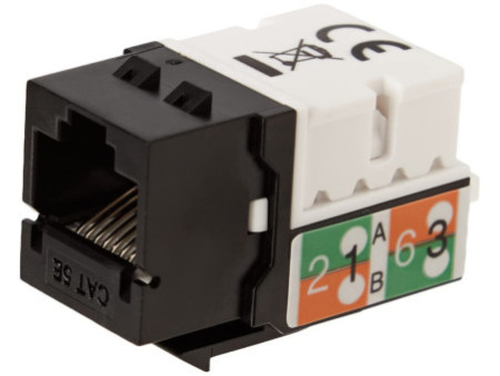 DIGITUS Keystone Jack CAT 5e, Classe D, non blindé