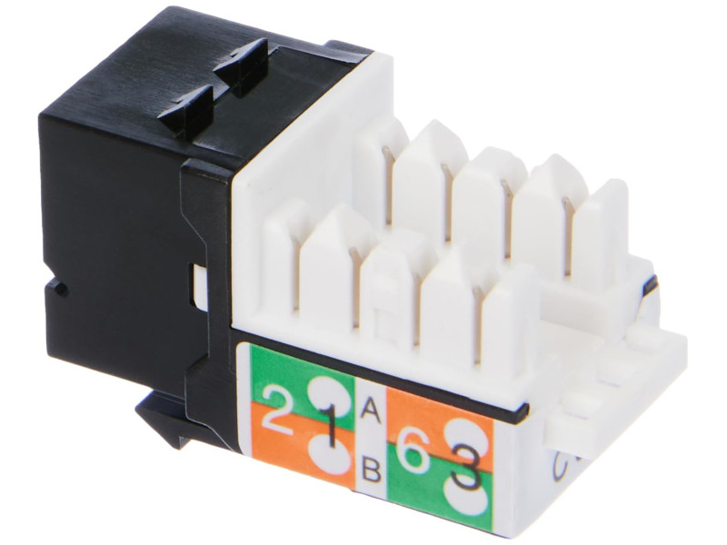 DIGITUS Keystone Module Kat.6, Classe E, noir