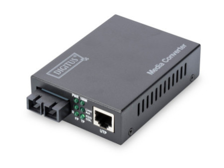 DIGITUS convertisseur média Fast Ethernet, SC/RJ45,multimode