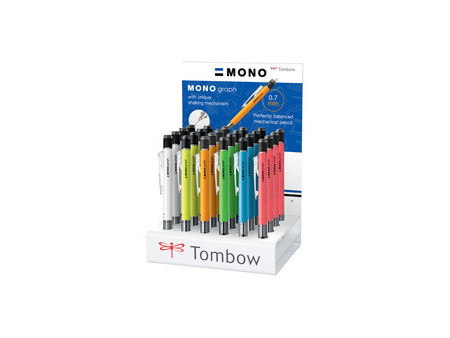 TOMBOW Porte-mines 'MONO graph', 0,7 mm, présentoir de 24