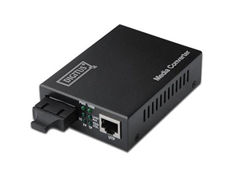DIGITUS convertisseur média Fast Ethernet, SC/RJ45,multimode