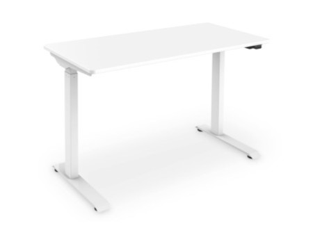 DIGITUS Bureau assis-debout, (L)1.200 mm, blanc