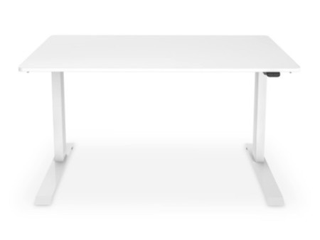 DIGITUS Bureau assis-debout, (L)1.200 mm, blanc