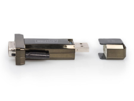 DIGITUS Adaptateur USB 2.0 - RS232, 1 MBit/s