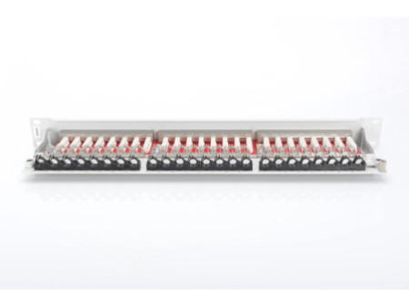 DIGITUS Panneau 19', cat.6A (profond), 25 x ports RJ45, 1 U