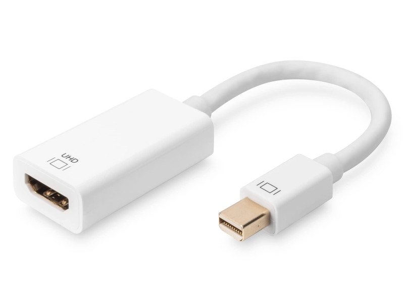 DIGITUS Adaptateur Mini DisplayPort, mdP - HDMI, blanc