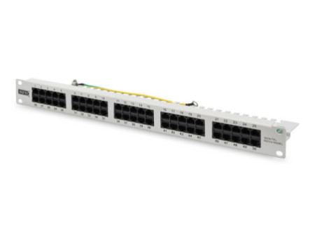 DIGITUS Panneau de brassage RNIS 19', CAT 3, 50 ports RJ45,