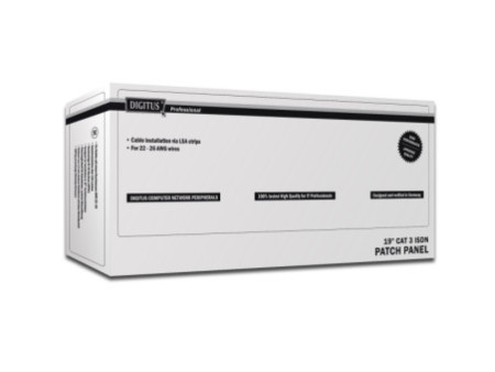 DIGITUS Panneau de brassage RNIS 19', CAT 3, 50 ports RJ45,