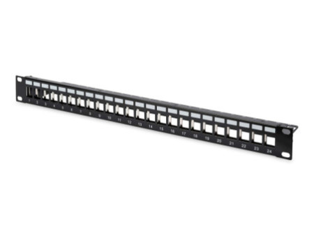 DIGITUS panneau de brassage modulaire 19', cat 6, 24 ports
