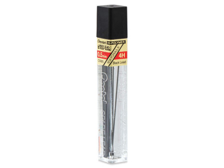 Pentel Etui mines HI-POLYMER SUPER, gradation: 4H
