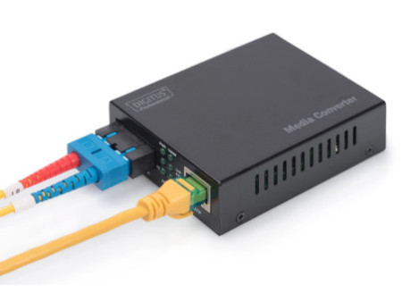 DIGITUS convertisseur média Gigabit Ethernet,SC/RJ45, multi
