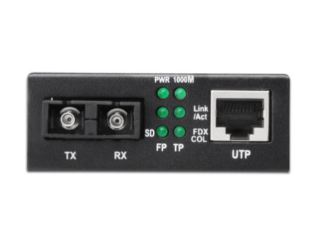 DIGITUS convertisseur média Gigabit Ethernet,SC/RJ45, multi