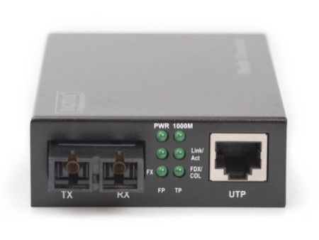 DIGITUS convertisseur média Gigabit Ethernet,SC/RJ45, multi