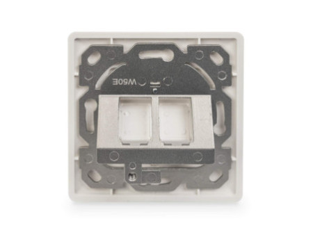 DIGITUS boîtier vide pour module Keystone jacks 2x RJ45,