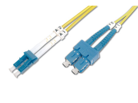 DIGITUS Câble patch à fibres optiques, LC-Duplex - SC-Duplex