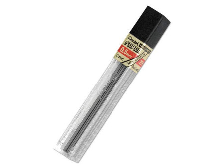 Pentel Etui mines HI-POLYMER SUPER, dureté: 2H