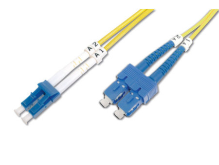 DIGITUS Câble patch à fibres optiques, LC-Duplex - SC-Duplex