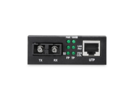 DIGITUS Convertisseur de média Gigabit Ethernet, SC/RJ45,