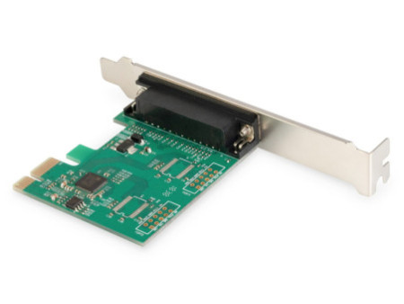DIGITUS Carte PCI Express parallèle, 1 port + Low Profile