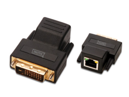 DIGITUS Amplificateur de signal DVI via Cat.5, jusqu'à 70 m